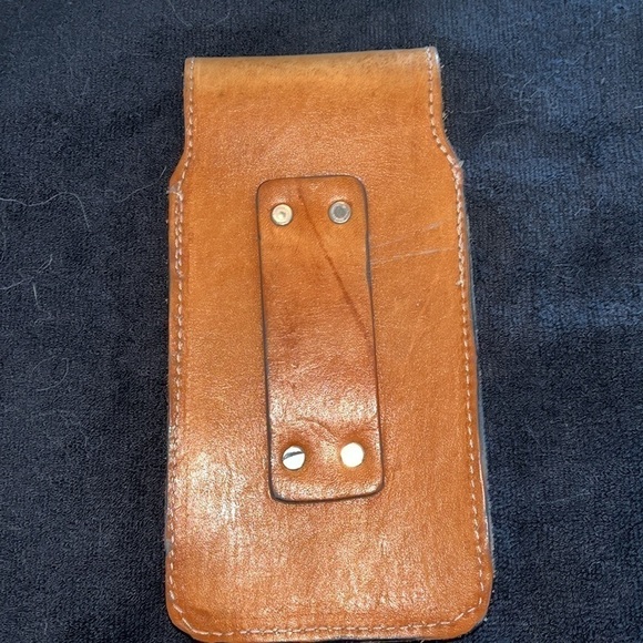 Handmade Cowboy Belt Loop Bag Carved Leather Rooster Wild West - Picture 4 of 8